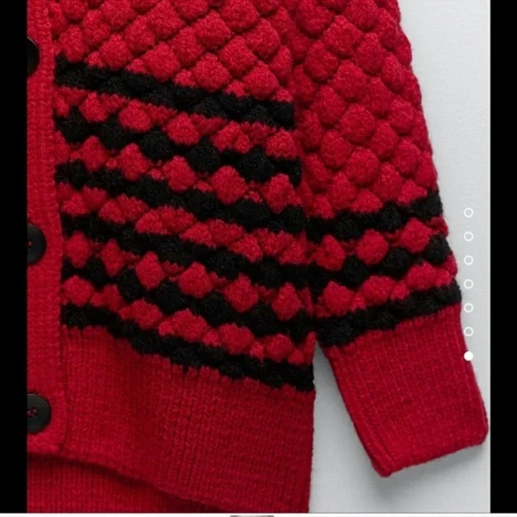 EUC ZARA OVERSIZED KNIT CARDIGAN - Picture 3 of 9